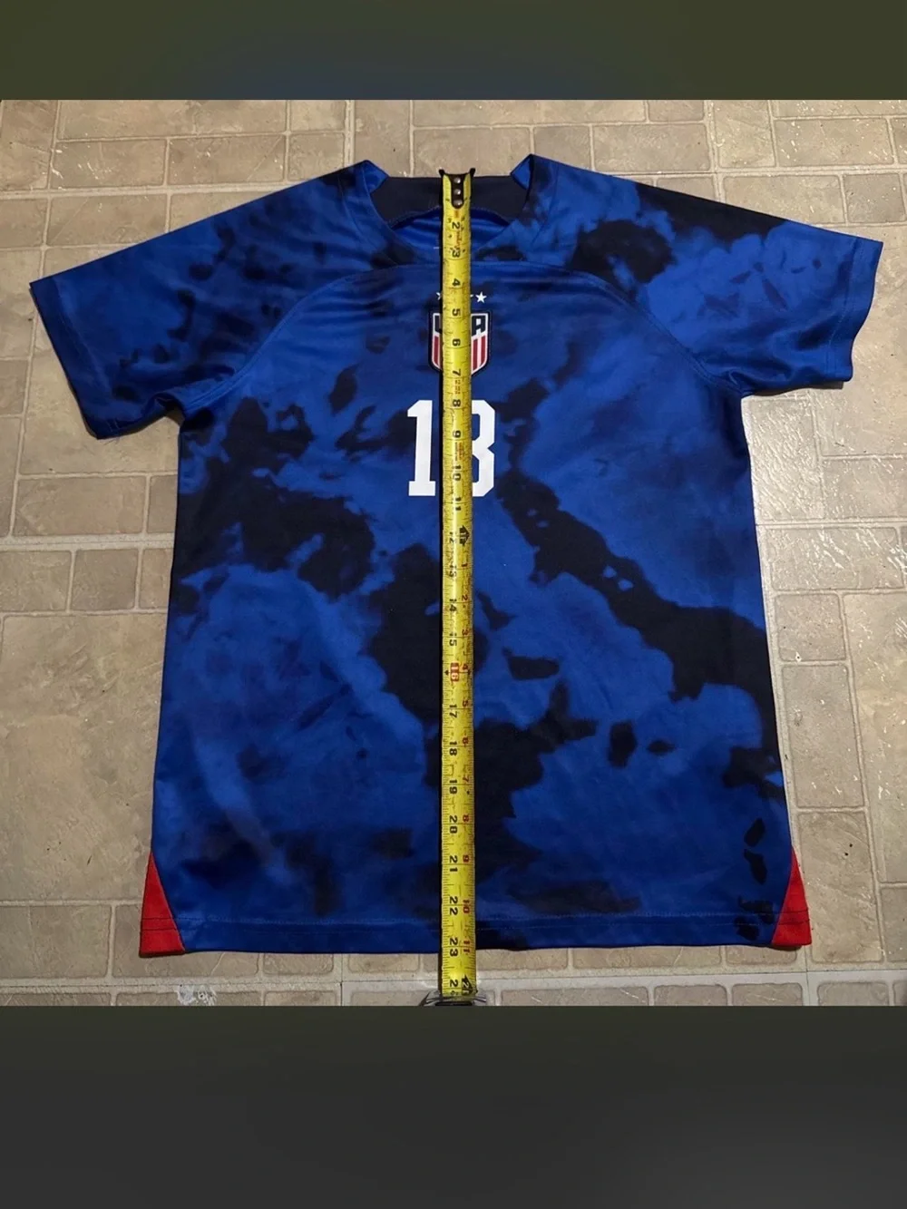Nike 2022/23 USA kids Away futbol Jersey Alex Morgan #13